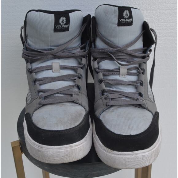 Volcom Evolve EH High Top Composite Toe Work Sneakers Men’s Sz 12Wide GrayBlack - Picture 2 of 7